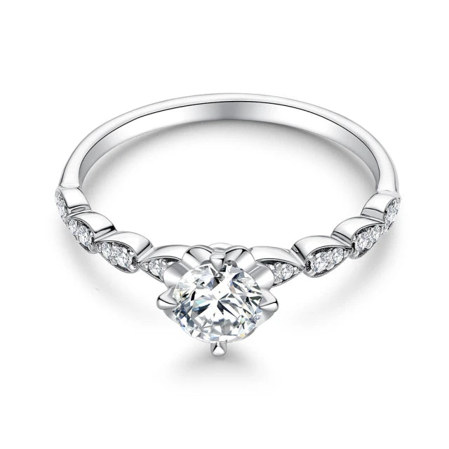 9K IGI 50分流光鑽石戒指