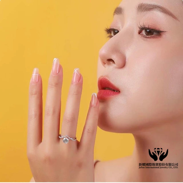 18K金 IGI 50分浪漫鑽石戒指