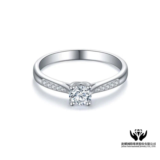 9K金 IGI 50分十鑽鑽石戒指