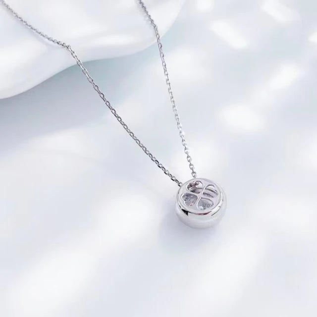 鉑金PT950 IGI 1克拉 小圓滿鑽石項鏈