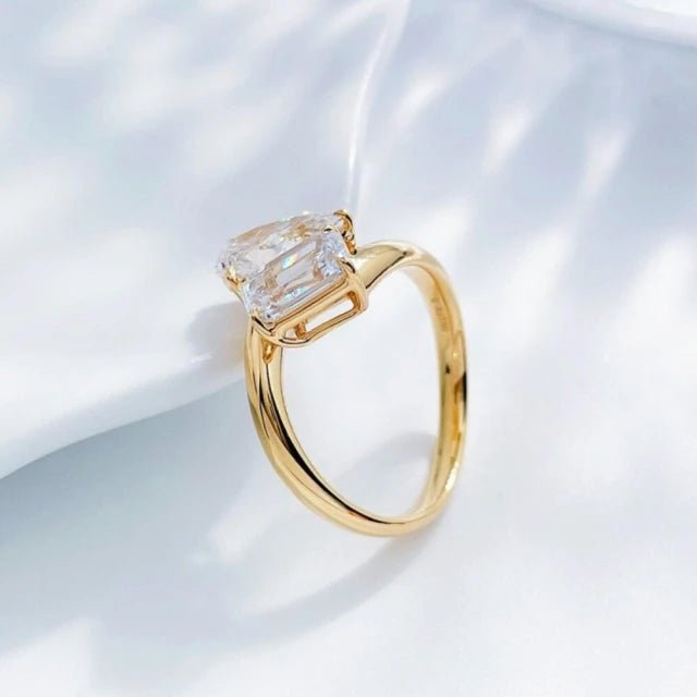 18K金 IGI 1克拉 二重奏2克拉鑽戒 - Juyao鉅曜