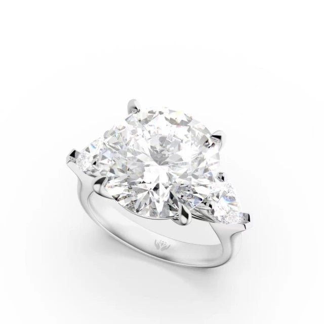 18K金 IGI 11克拉 圓舞曲三重奏圓鑽戒 - Juyao鉅曜