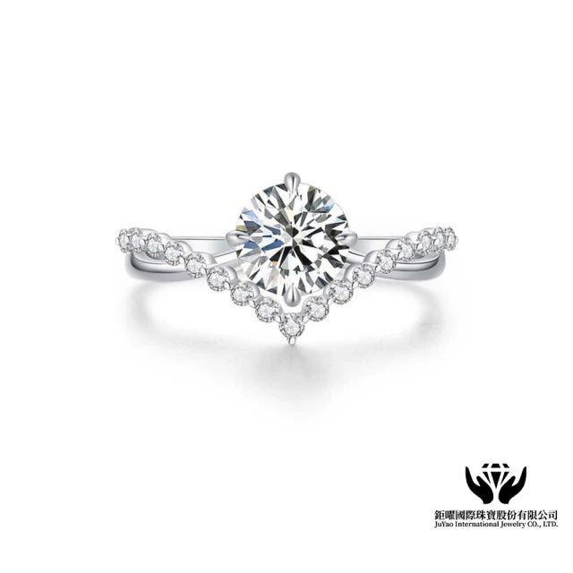 18K金 IGI 50分浪漫鑽石戒指 - Juyao鉅曜