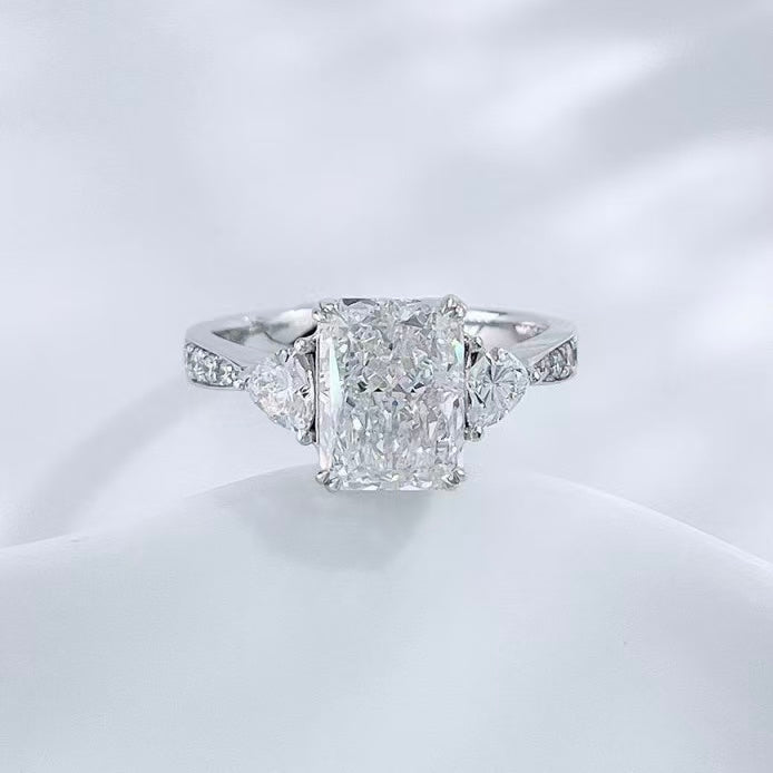 鉑金PT950 IGI 2克拉 聖誕聖光雷迪恩車工鑽戒