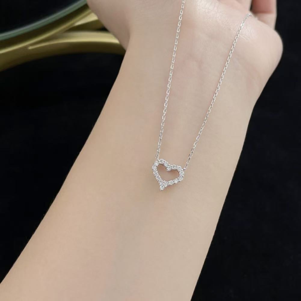 S925銀 星光愛戀鑽石項鏈