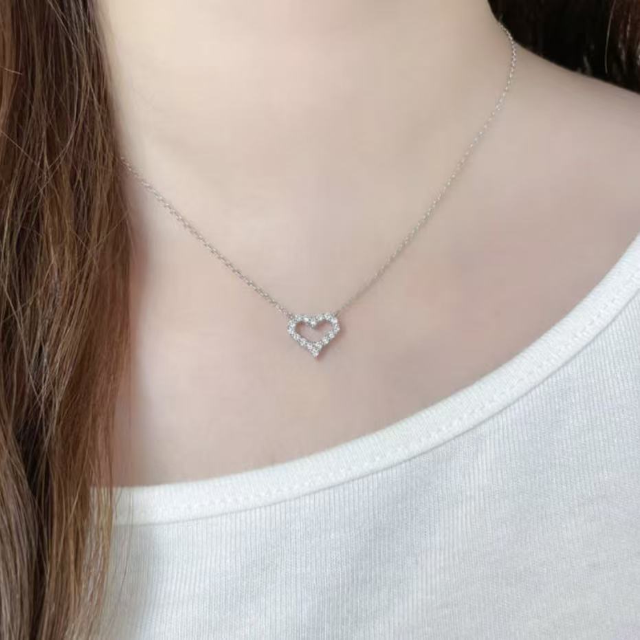 S925銀 星光愛戀鑽石項鏈