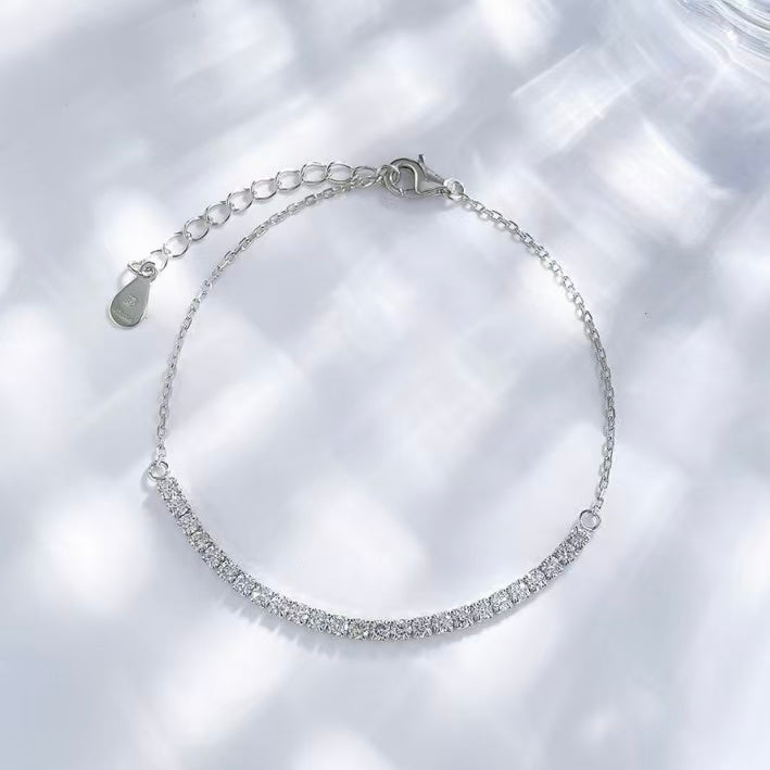 S925銀 1克拉 絕美經典鑽石手鍊