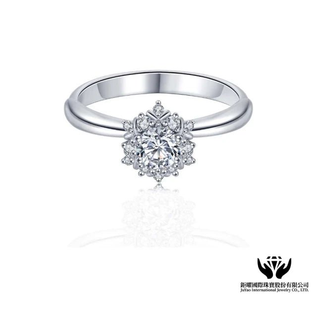 9K金 IGI 50分 絢彩鑽石戒指 - Juyao鉅曜