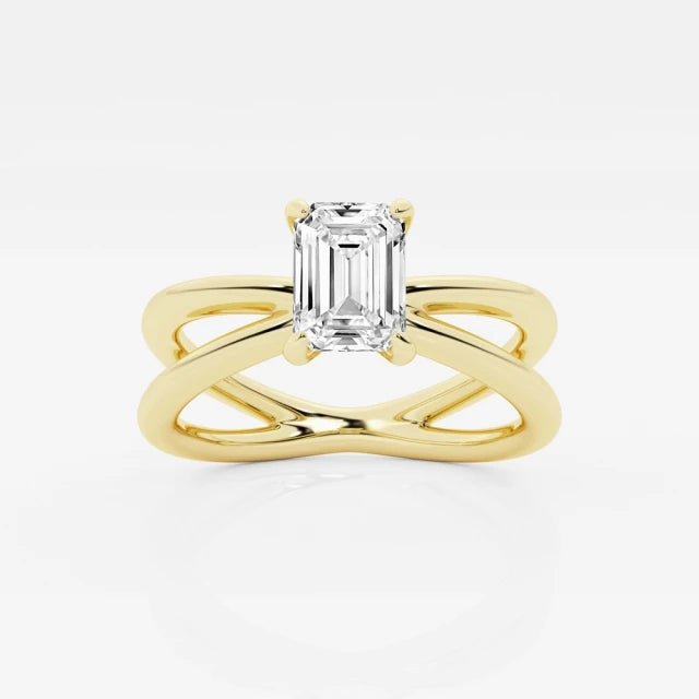 9K金 IGI 50分 Criss Cross 各式鑽戒 - Juyao鉅曜