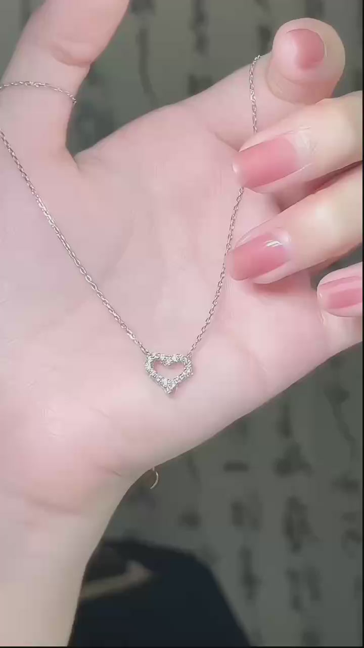 S925銀 星光愛戀鑽石項鏈