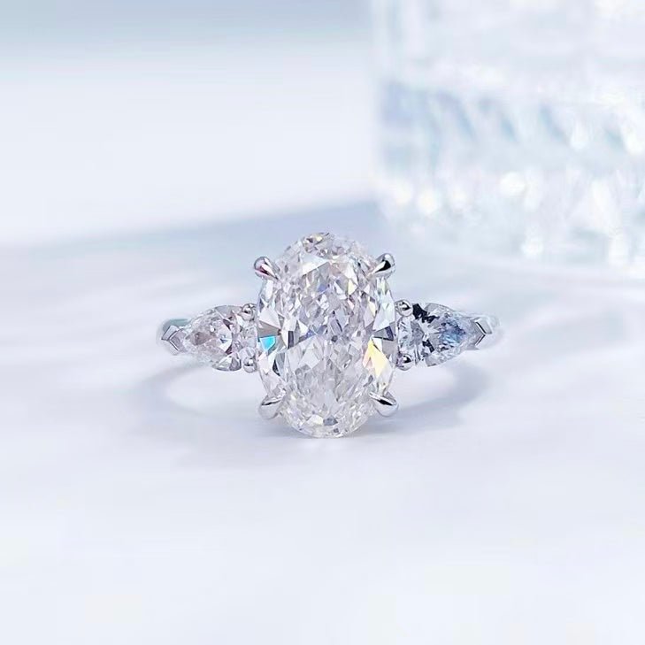 鉑金PT950 IGI 2克拉 星芒流光鑽石戒指 - Juyao鉅曜