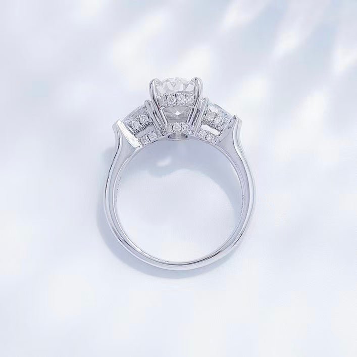 鉑金PT950 IGI 2克拉 星芒流光鑽石戒指 - Juyao鉅曜