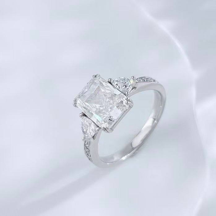 鉑金PT950 IGI 2克拉 聖誕聖光雷迪恩車工鑽戒 - Juyao鉅曜